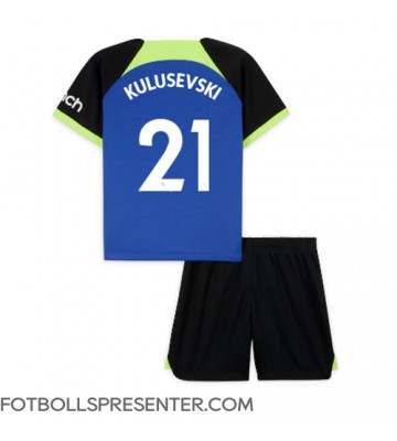 Tottenham Hotspur Dejan Kulusevski #21 Bortatröja Barn 2022-23 Kortärmad (+ korta byxor)